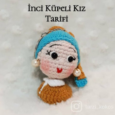 İnci Küpeli Kız Amigurumi Yapımı