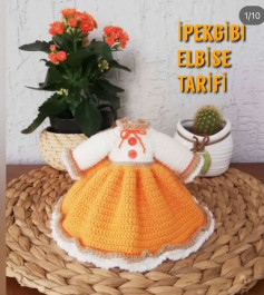 İpek Gibi Elbise Tığ İşi Tarifi