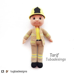İtfaiyeci Amigurumi Şeması