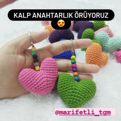 KALP ŞEKLİ ANAHTARLIK ÖRNEKLERİ