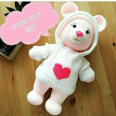 Kapsüşonlu Ayıcık Amigurumi Tarifi