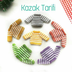 Kazak Tarifi: Minik Çizgili Kazaklar
