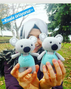 Koala Örgü Şeması: Sevimli Bebek Koalalar