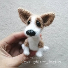 Köpek Amigurumi Tığ İşi Şeması