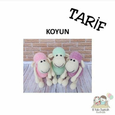 Koyun Amigurumi Tığ İşi Tarifi
