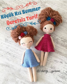 Küçük Kız Summer Amigurumi Şeması
