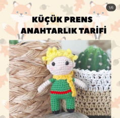 Küçük Prens Anahtarlık Amigurumi Yapımı
