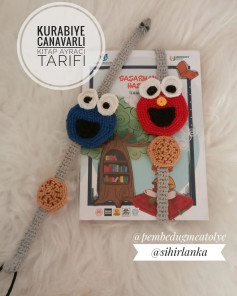 Kurabiye Canavarlı Kitap Ayracı Tığ İşi Tarifi