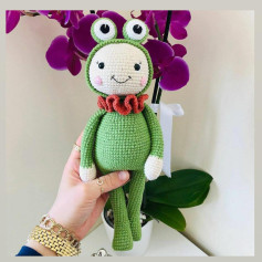 Kurbağa Bebek Amigurumi Şeması
