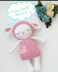 Kuzu Amigurumi Patik Tarifi Bölüm 1