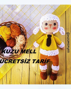 KUZU MELEĞİ AMİGURUMİ ŞEMASINI ÜCRETSİZ İNDİRİN