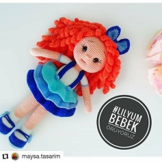 Lilyum Bebek Örgü Şeması