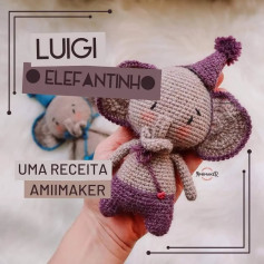 Luigi Elefantinho: Gráfico de Amigurumi