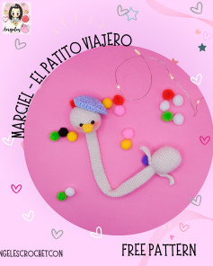 Marciel - El Patito Viajero: Patrón de Crochet Gratis