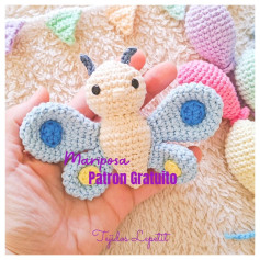 Mariposa Amigurumi: Patrón Gratuito