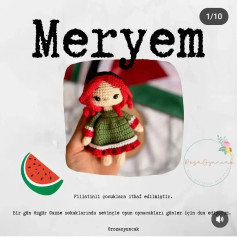 Meryem Amigurumi Bebek Şeması