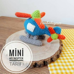 Mini Helikopter Tığ İşi Şeması