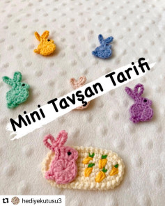 Mini Tavşanlar Yapımı Anlatımlı Tarifi