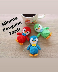 Minik Penguenler Tığ İşi Tarifi