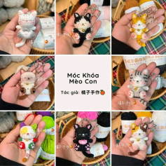 móc khóa mèo con