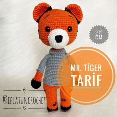 Mr. Tiger Amigurumi Şeması