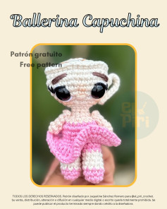Muneca Ballerina Capuchina: Patrón Gratuito