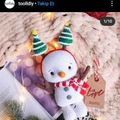 Noël Babağı Amigurumi Şeması