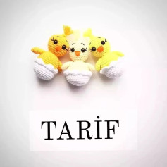 Örme Sarı Civcivler Yapımı Tarifi