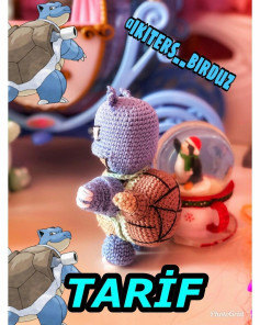 Örme Squirtle Amigurumi Tarifi
