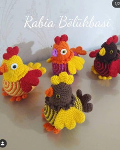 Örnek şirin horoz amigurumi şemamız