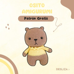 Osito Amigurumi: Patrón gratis para tejer