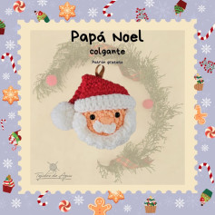 Papá Noel amigurumi: Patrón de gancho gratuito