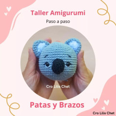 Patas y Brazos de Koala Amigurumi: Guía paso a paso