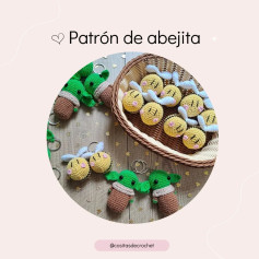 Patrón amigurumi: Abejitas y Yoda