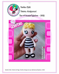 Patrón Amigurumi Barbie Chibi: ¡Crea tu muñeca!