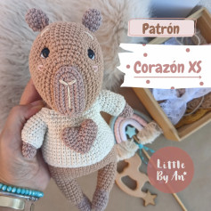 Patrón Amigurumi Corazón XS: Tejido a Crochet