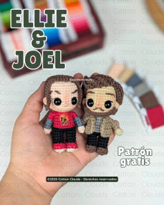 Patrón amigurumi gratis: Ellie & Joel