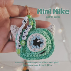 Patrón amigurumi gratis: Mini Mike