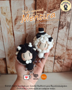 Patrón amigurumi gratuito: Ovejas kawaii a crochet