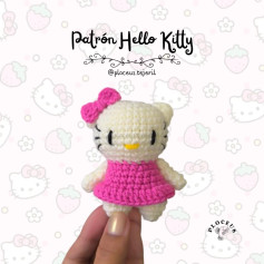 Patrón amigurumi Hello Kitty: Guía paso a paso