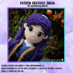 Patrón amigurumi Jinshi: ¡Gratis!