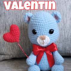 Patrón Amigurumi: Osito Valentín