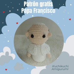 Patrón amigurumi Papa Francisco gratis