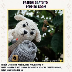 Patrón amigurumi perro gratis: ¡Crea tu Perrito Boom!