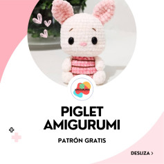 Patrón amigurumi Piglet gratis: ¡Tejemos ternura!