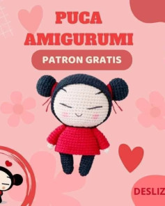 Patrón Amigurumi Pucca Gratis: Crea tu propia Pucca de ganchillo
