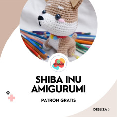 Patrón amigurumi Shiba Inu gratis