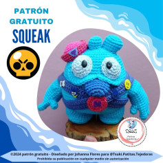 Patrón Amigurumi Squeak Gratis