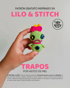 Patrón Amigurumi Stitch Gratis: Inspirado en Lilo & Stitch