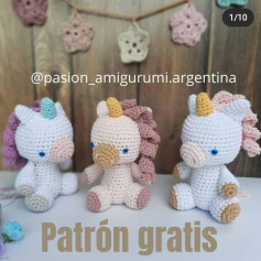 Patrón amigurumi unicornio gratis: tres modelos encantadores